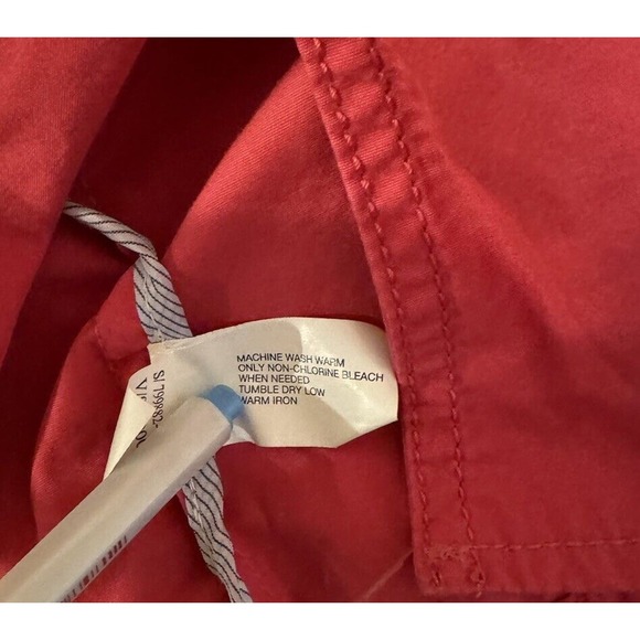 Gap Womens Trench Coat Double Breasted Belted Hot Pink Size M Spring Jacket - Picture 14 of 15